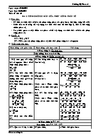Giáo án Số học Lớp 6 - Tuần 27 - Năm học 2010