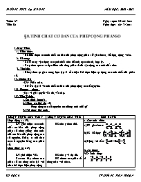 Giáo án Số học Lớp 6 - Tuần 27 - Năm học 2010