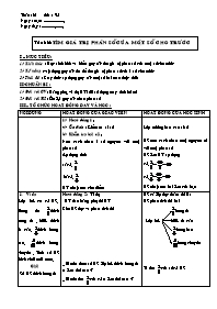 Giáo án Số học Lớp 6 - Tuần 31 - Tiết 95: Tìm