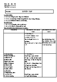 Giáo án Số học Lớp 6 - Tuần 33 - Tiết 104: Lu