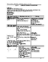 Giáo án Số học Lớp 6 - Tuần 7 - Năm học 2007-2008 Giáo án Số học Lớp 6 - Tuần 7 - Năm học 2007-2008