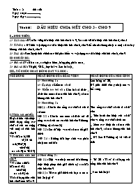 Giáo án Số học Lớp 6 - Tuần 8 - Tiết 23: Dấu 
