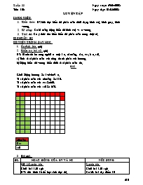 Giáo án Số học Lớp - Tiết 103: Luyện tập - Năm học 2007-2008