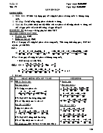 Giáo án Số học Lớp - Tiết 79: Luyện tập - Năm học 2007-2008