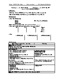 Giáo án Toán học Lớp 6 - Tuần 11 - Năm học 2008-2009 - Nguyễn Tiến Đồng