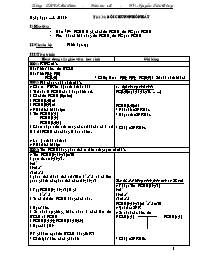 Giáo án Toán học Lớp 6 - Tuần 12 - Năm học 2008-2009 - Nguyễn Tiến Đồng Giáo án Toán học Lớp 6 - Tuần 12 - Năm học 2008-2009 - Nguyễn Tiến Đồng