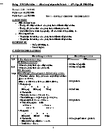Giáo án tự chọn môn Số học Lớp 6 - Tiết 1: Ôn