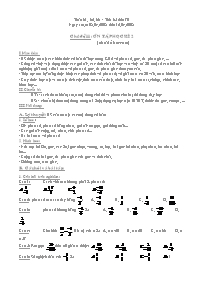 Giáo án tự chọn môn Toán học Lớp 6 - Chủ đề 1