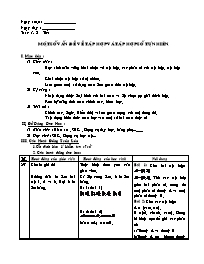 Giáo án tự chọn môn Toán học Lớp 6 - Tuần 1 đ