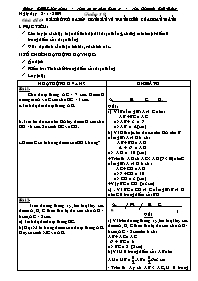 Giáo án tự chọn môn Toán Lớp 6 - Chủ đề 6: Gi