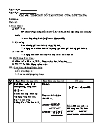 Giáo án tự chọn môn Toán Lớp 6 - Chủ đề: Tìm 