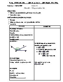 Giáo án tự chọn môn Toán Lớp 6 - Tuần 23: Vẽ 