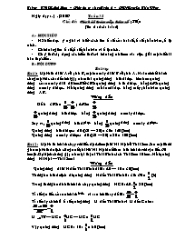Giáo án tự chọn môn Toán Lớp 6 - Tuần 35+37: 