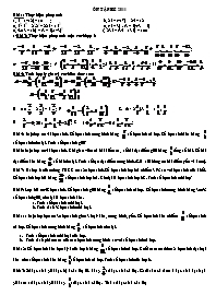 Tài liệu ôn tập hè môn Toán Lớp 6 Tài liệu ôn tập hè môn Toán Lớp 6