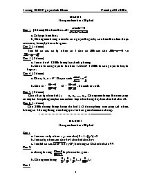 Tổng hợp 30 đề thi môn Toán Lớp 6 - Năm học 2