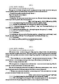 5 Đề kiểm tra Ngữ văn Lớp 6