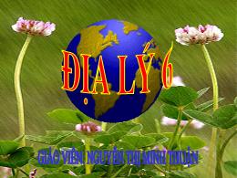 Bài giảng Địa lí 6 - Tiết 4, Bài 4: Phương hư