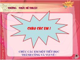 Bài giảng Mĩ thuật 6 - Bài 12: Một số công tr