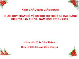 Bài giảng Sinh học 6 - Bài 33: Hạt và các bộ