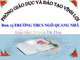 Bài giảng Sinh học 6 - Chương VII: Quả và hạt