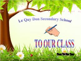 Bài giảng Tiếng Anh 6 - Unit 7: Your house -