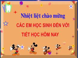 Bài giảng Toán 6 - Bài 2: Tập hợp số tự nhiên