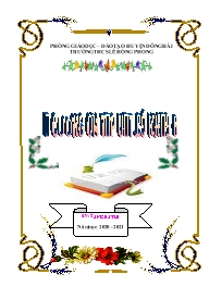 Đề cương ôn tập Vật lí 6 - Năm học 2020-2021