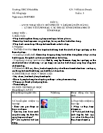 Giáo án Âm nhạc 6 - Tuần 3 - Năm học 2021-202