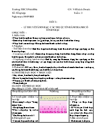 Giáo án Âm nhạc Lớp 6 - Tuần 3 - Năm học 2021