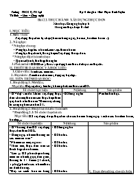 Giáo án Công nghệ 6 - Tuần 30 - Năm học 2020-