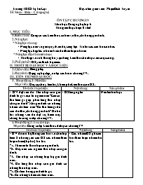 Giáo án Công nghệ 6 - Tuần 34+35 - Năm học 20