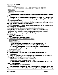Giáo án Công nghệ Lớp 6 - Tuần 3 - Năm học 20