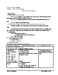 Giáo án Công nghệ Lớp 6 - Tuần 8 - Năm học 20