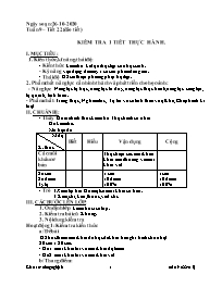 Giáo án Công nghệ Lớp 6 - Tuần 9 - Năm học 20