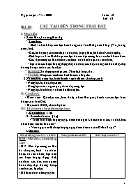 Giáo án Địa lí 6 - Tuần 12 - Năm học 2020-202
