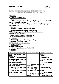 Giáo án Địa lí 6 - Tuần 13 - Năm học 2020-202