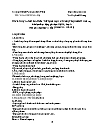 Giáo án Địa lí 6 - Tuần 23 - Năm học 2020-202