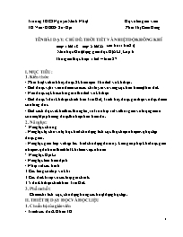 Giáo án Địa lí 6 - Tuần 27 - Năm học 2020-202