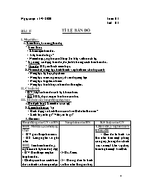 Giáo án Địa lí 6 - Tuần 3 - Năm học 2020-2021