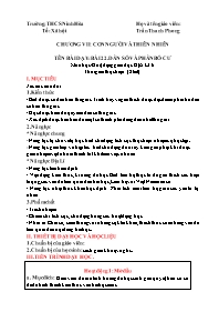 Giáo án Địa lí 6 - Tuần 33 - Trần Thanh Phong