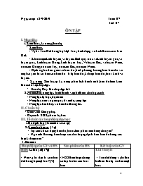Giáo án Địa lí 6 - Tuần 7 - Năm học 2019-2020