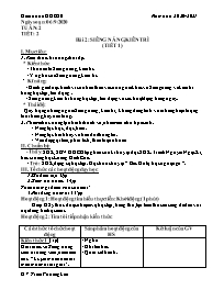 Giáo án GDCD 6 - Tiết 2, Bài 2: Siêng năng, k