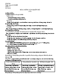 Giáo án GDCD 6 - Tiết 3, Bài 2: Siêng năng, k