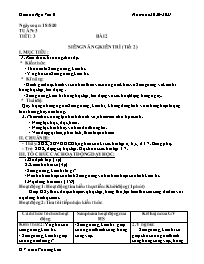 Giáo án GDCD 6 - Tiết 3, Bài 2: Siêng năng, k