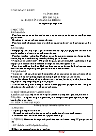 Giáo án GDCD 6 - Tuần 28-30, Bài 11: Quyền cơ