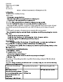 Giáo án GDCD Lớp 6 - Tiết 11, Bài 8: Sống cha