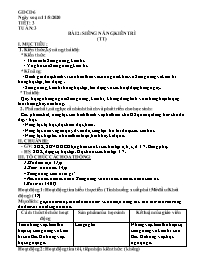 Giáo án GDCD Lớp 6 - Tiết 3, Bài 2: Siêng năn