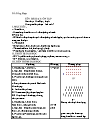 Giáo án Giáo dục thể chất 6 - Tuần 34 - Năm h