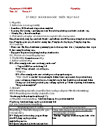 Giáo án Hình học 6 - Tiết 22, Bài 7: Thực hàn