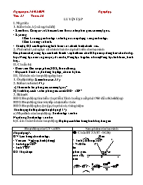 Giáo án Hình học 6 - Tuần 26, Tiết 21: Luyện